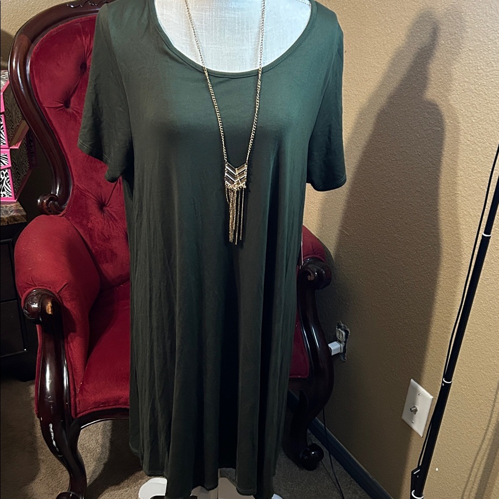 Chic Forest Green Women's Tunic